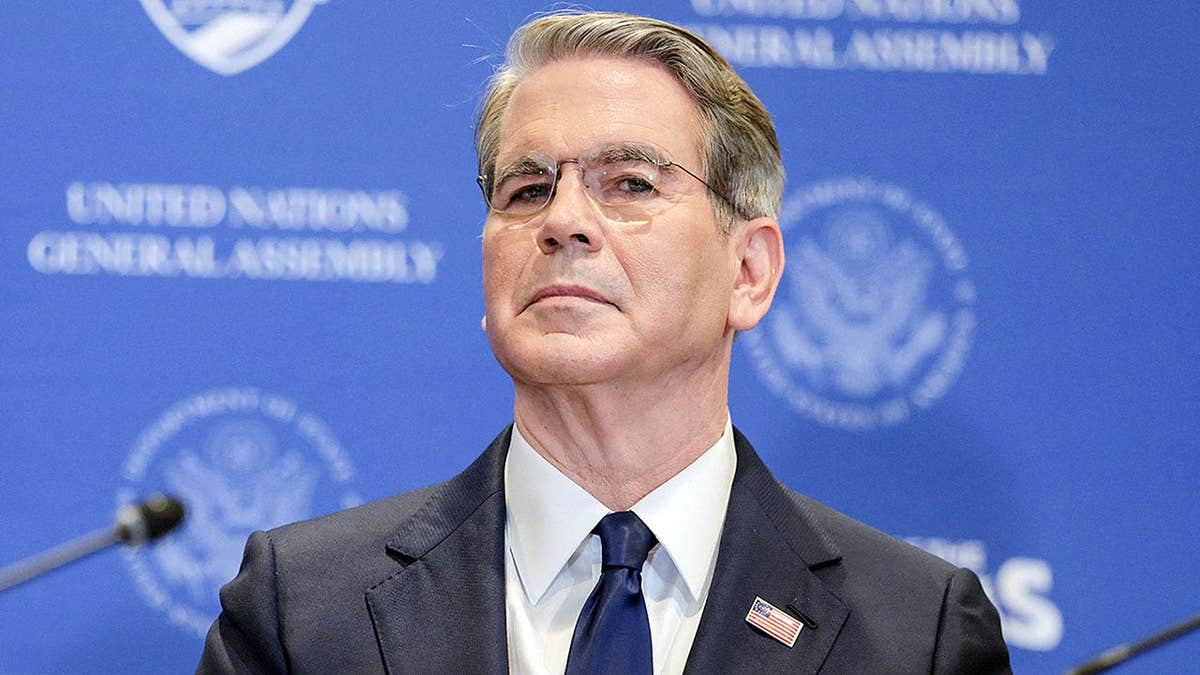 Scott Bessent participates in a Shield of the Americas event during the United Nations General Assembly in New York City.