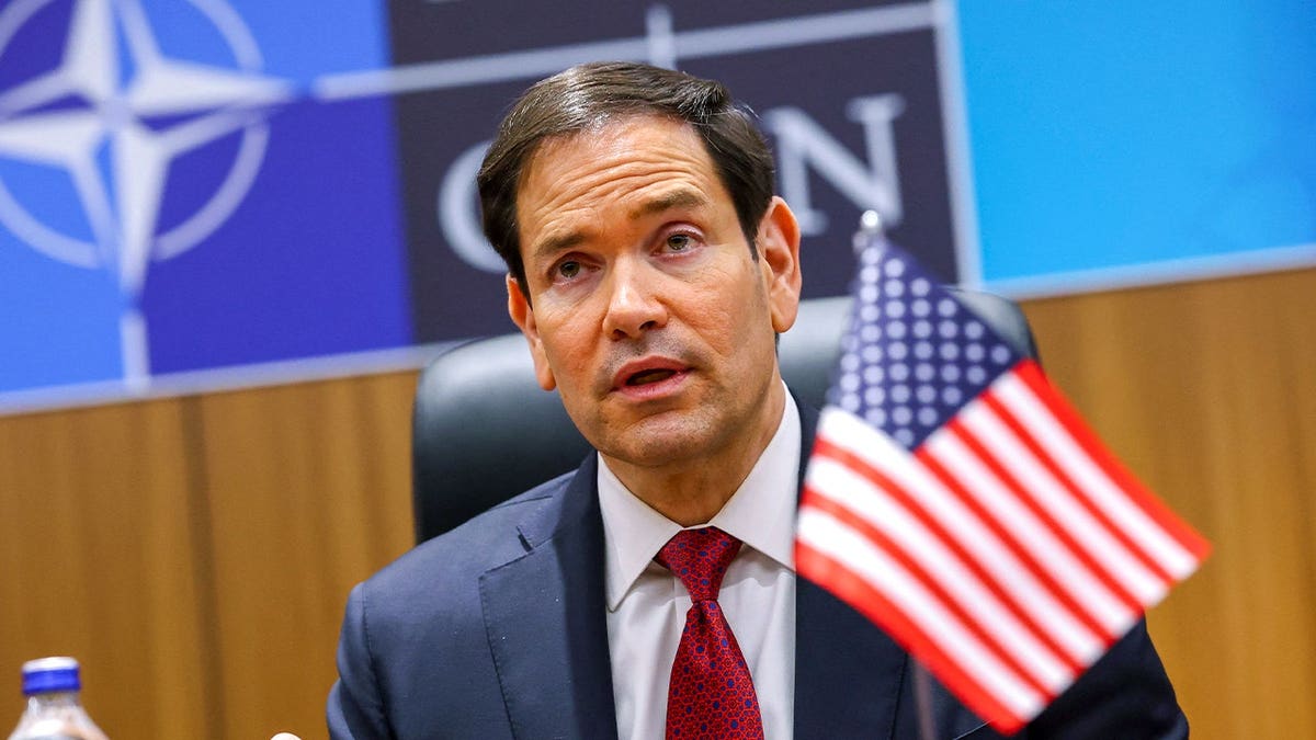 Marco Rubio at a NATO meeting