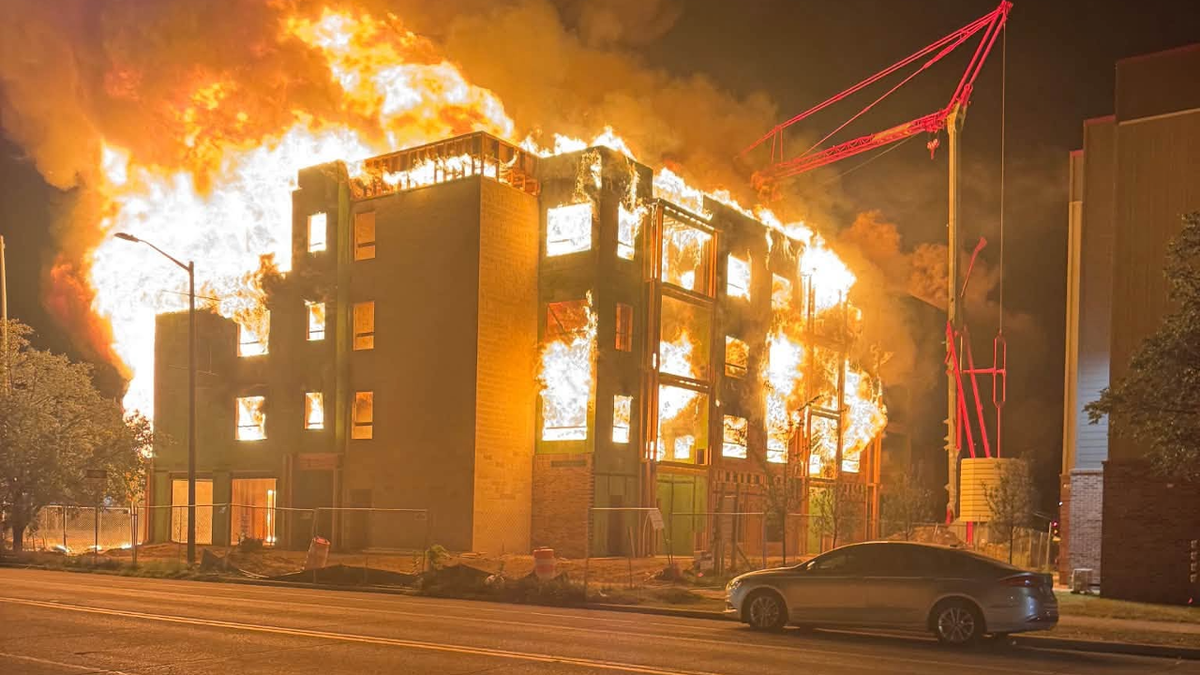 Stadium Flats apartment complex in South Bend, Indiana