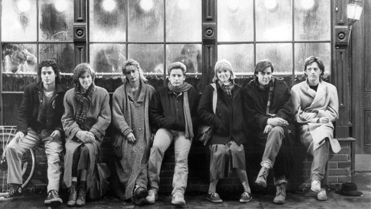 The cast of "St. Elmo's Fire" in 1985.