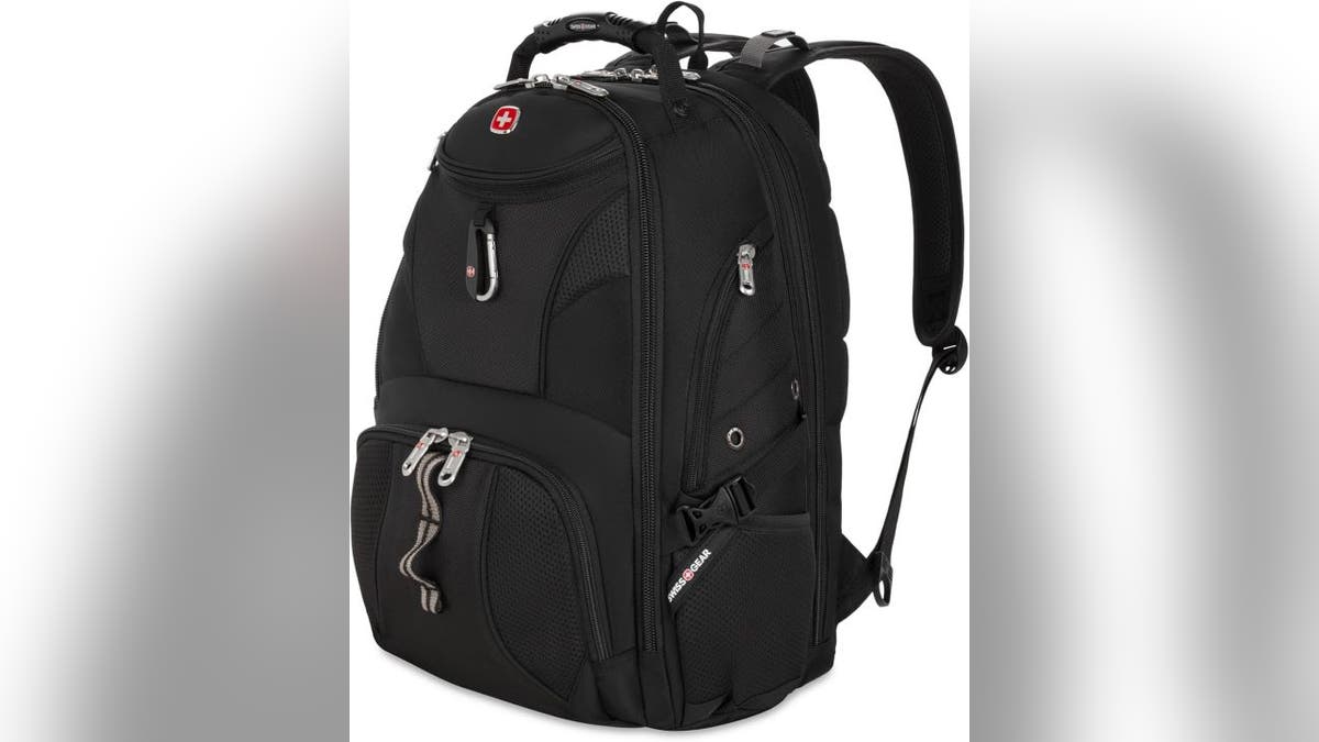 Store a 17-inch laptop in the special pocket inside this backpack.