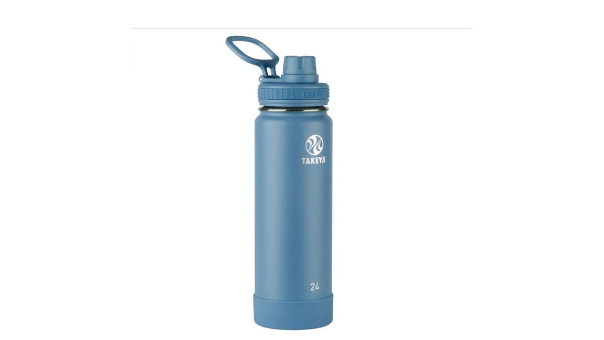Keep drinks cold with the 24-ounce Takeya Actives bottle.