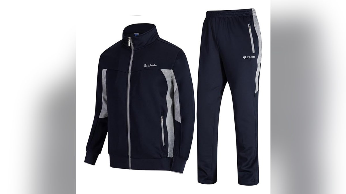A tracksuit is the ideal winter gym outfit.