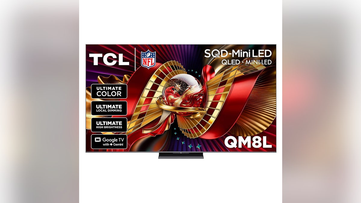 A high-tech TV with features like Google Gemini and color-boosting tech.
