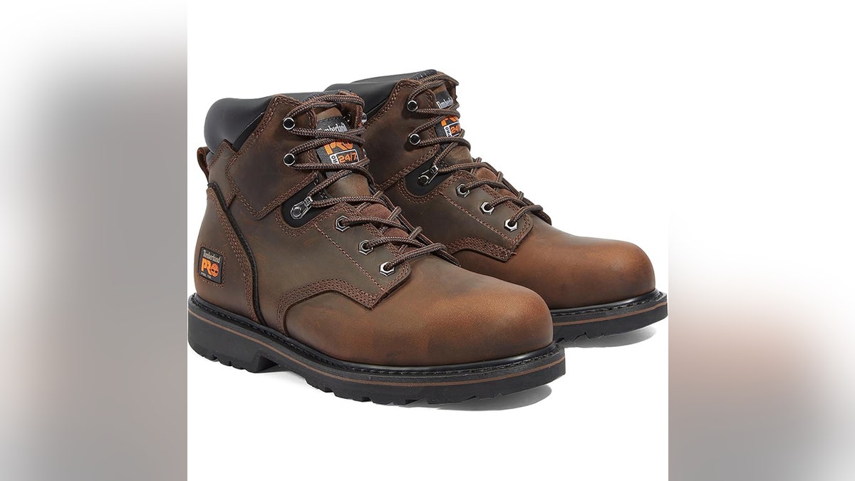These boots have safety toes that can handle impacts.