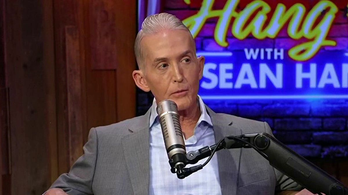 Trey Gowdy on the set of
