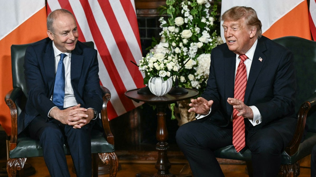 Trump and Micheal Martin