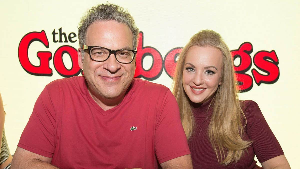 Jeff Garlin and Wendi McLendon-Covey at Comic-Con International 2018.