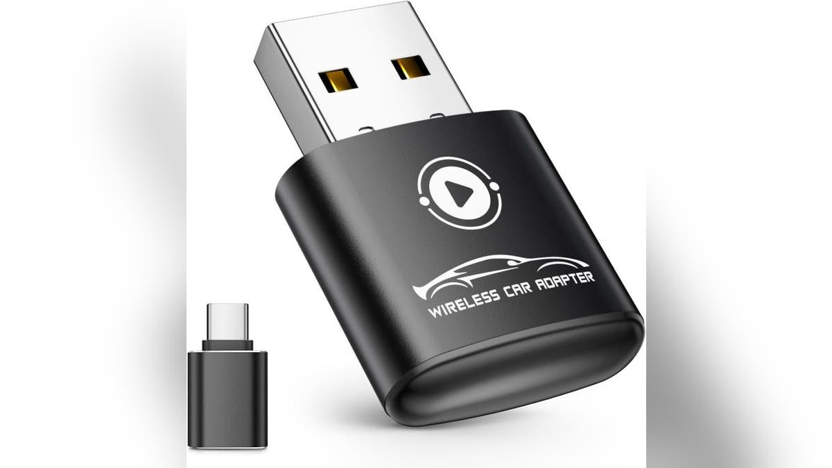 Seamlessly connect to your CarPlay with this tiny USB, no cord required.