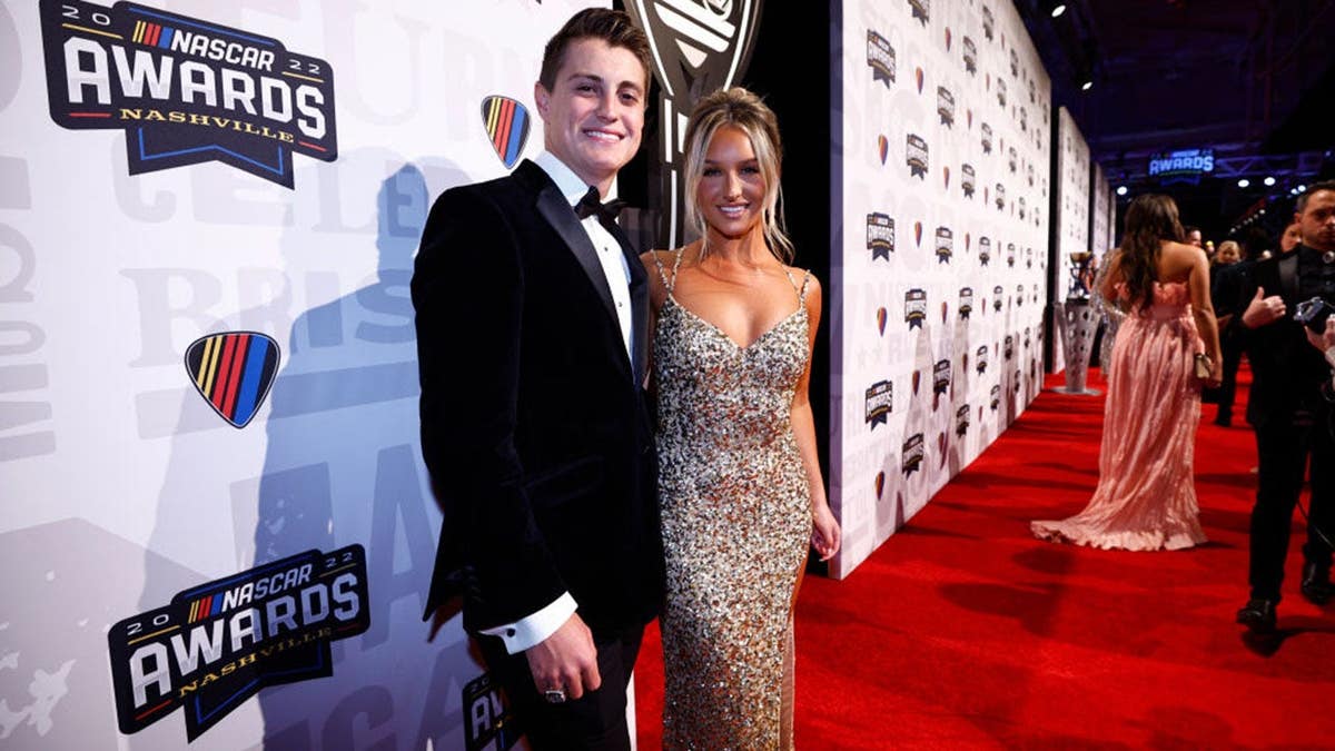 Zane Smith and McCall Gaulding attend the NASCAR Awards and Champion Celebration.