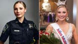 Split side by side image of Ashlyn Mercier.