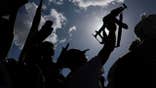 Houthi supporters demonstrate in solidarity with Iran