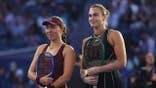 Jessica Pegula and Aryna Sabalenka at the US Open