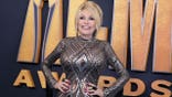 Dolly Parton at the ACM Awards in Las Vegas, Nevada in March 2022.