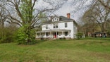 two story house  with large yard