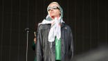 DUBLIN, IRELAND - JUNE 04: Macklemore performs at St Anne's Park on June 04, 2025 in Dublin, Dublin. (Photo by Kieran Frost/Redferns)