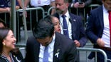 Mamdani and AOC laughing during 9/11 remembrance