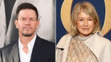 Mark Wahlberg and Martha Stewart shown at separate entertainment events.