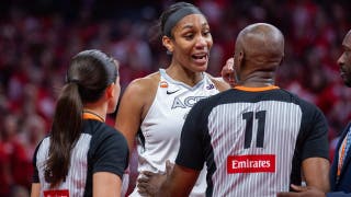 WNBA Los árbitros pierden la oportunidad de expulsar a A'ja Wilson por su arrebato y su entrada a las gradas.