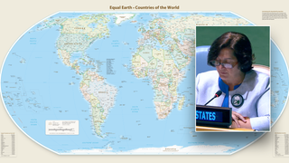 United Nations votes 164-1 for Equal Earth map after US brands it 'radical ideological project'