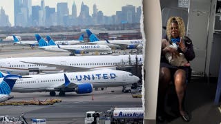United flight attendant makes quick save, catching baby that was about to fall from 'exhausted' mom's lap