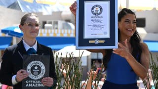 Professional eater inhales a burrito to reclaim a title she had lost as world's fastest