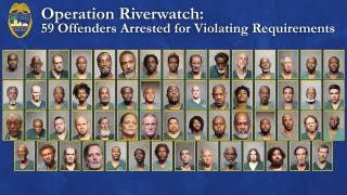Florida sheriff's office arrests 59 sex offenders in joint operation with US Marshals