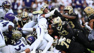 Saints' Tyler Shough scores go-ahead TD vs Ravens but NFL fans wonder whether the ball crossed the goal line