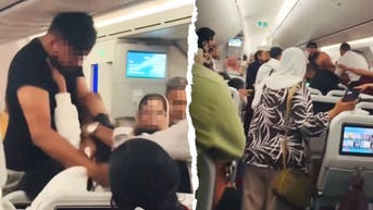Los pasajeros gritan y se levantan de sus asientos cuando estalla una violenta pelea en pleno vuelo con destino a Londres - Fox News