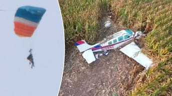 Skydivers watch plane vanish from sight, then make split-second decision to jump - Fox News