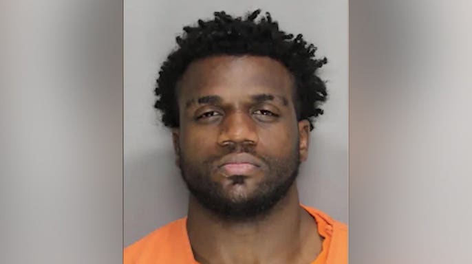 Mugshot of 18-year-old Kingston Lammar Bradley, who police charged with murder Friday Sept. 25, 2026 after finding dismembered body parts in the trunk of his car.