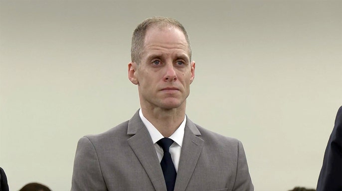 Caleb Flynn stands in a Miami County courtroom as the jury’s guilty verdicts are read in his Ohio murder trial.