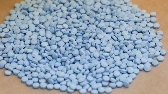 Pills containing fentanyl