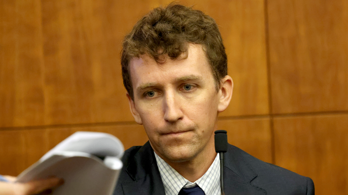 Patrick Clancy on the stand