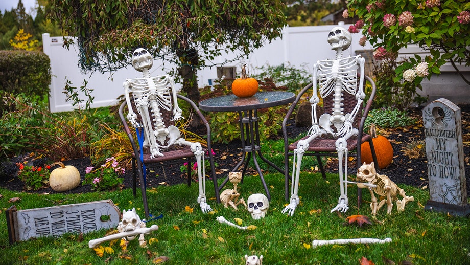 Get your yard Halloween-ready with inflatables, skeletons and more, starting at $15
