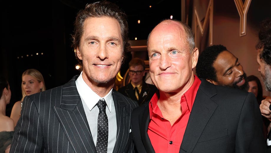 Matthew McConaughey says Woody Harrelson’s wild antics include 2 a.m. visits, inviting strangers on vacations