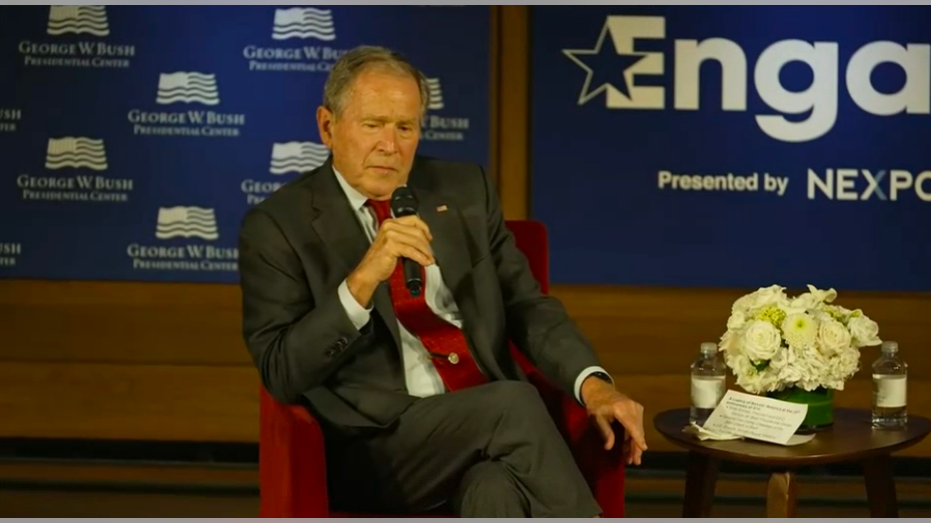 George W Bush recalls moment with Derek Jeter before nerve-wracking pitch at Yankee Stadium after 9/11