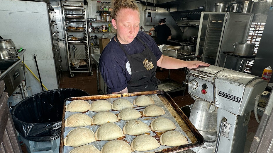 Bakery can't make handmade empanadas fast enough as tourists descend on nation's oldest city