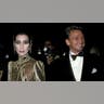 Cher and Bob Mackie stand together at Diana Vreeland's Costume Exhibit.