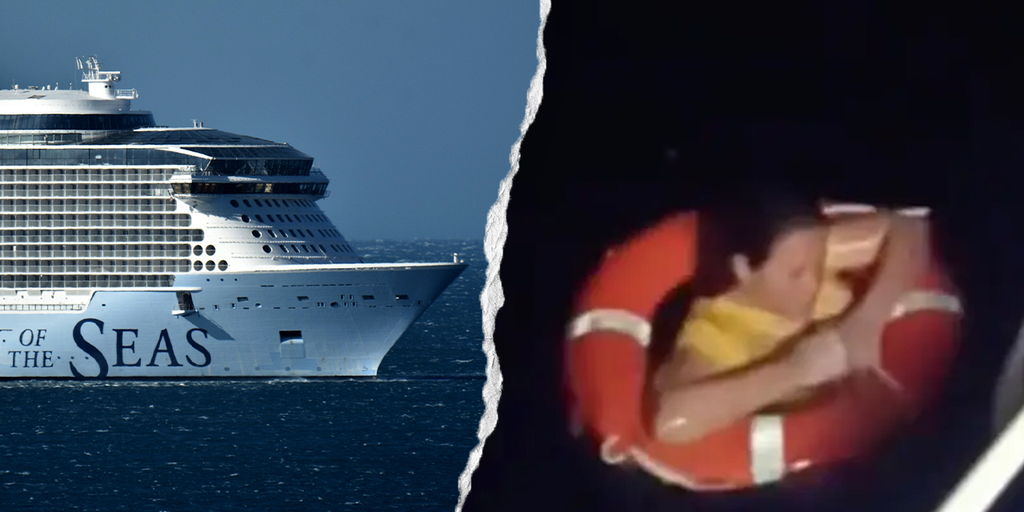 Woman found floating in sea after going overboard from Royal Caribbean ship