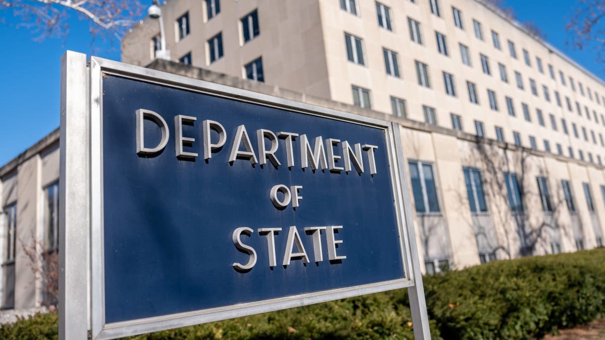 Department of State sign
