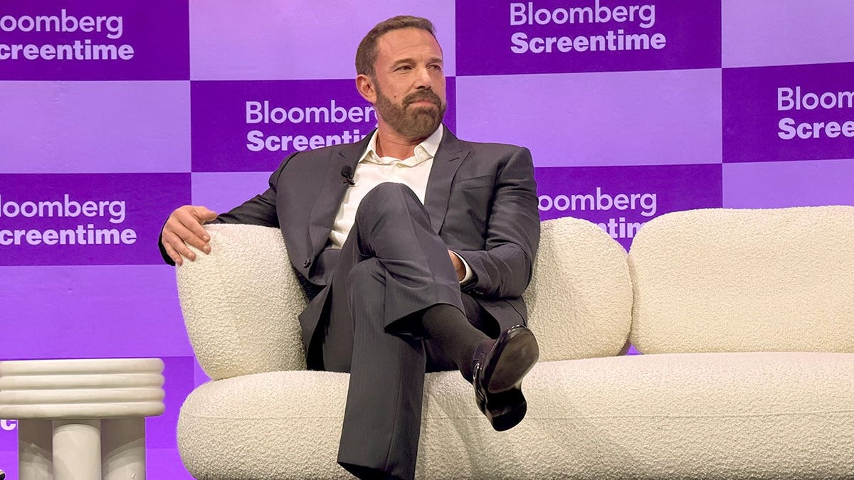 Ben Affleck at Bloomberg Screentime