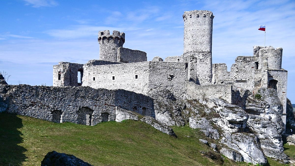 View of Polish castle