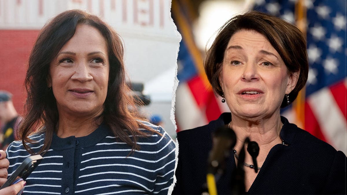 Lisa Demuth and Amy Klobuchar