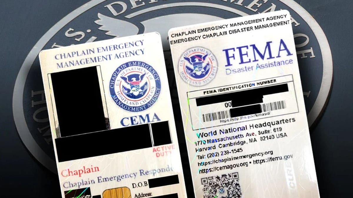 Fake certificates with DHS and FBI seals