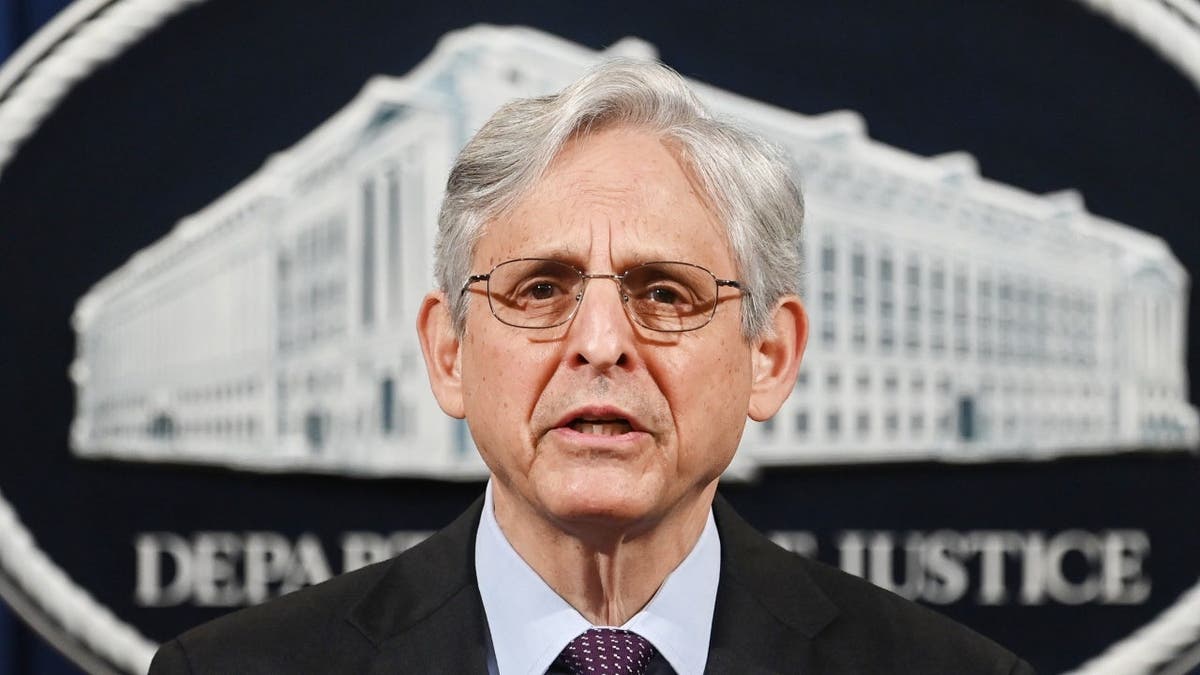 WASHINGTON, DC - APRIL 26: US Attorney General Merrick Garland delivers a statement at the Department of Justice on April 26, 2021 in Washington, DC. Garland announced that the Justice Department will begin an investigation into the policing practices of the Louisville Police Department in Kentucky. A report of any constitutional and unlawful violations will be published.