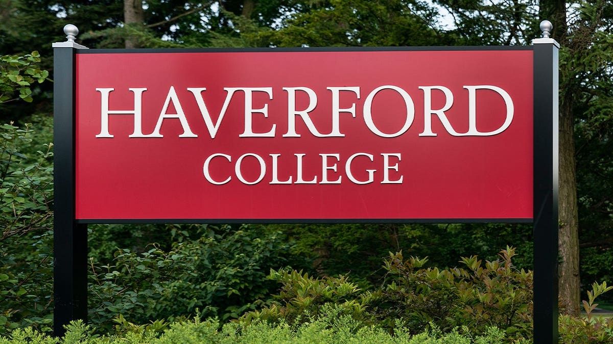 Haverford College sign
