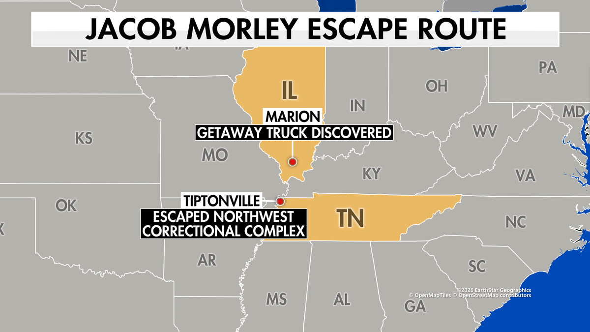 Jacob Allen Morley's escape route