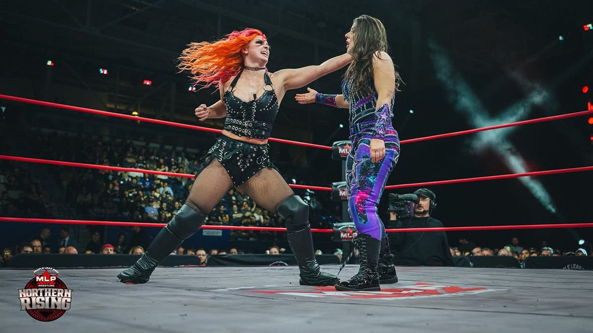 Priscilla Kelly in the ring