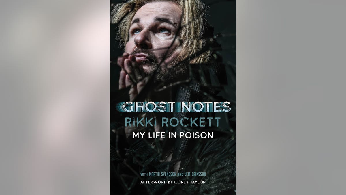 Rikki Rockett's book cover for his memoir Ghost Notes.